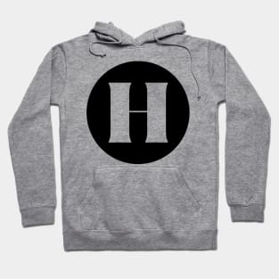 H (Letter Initial Monogram) Hoodie